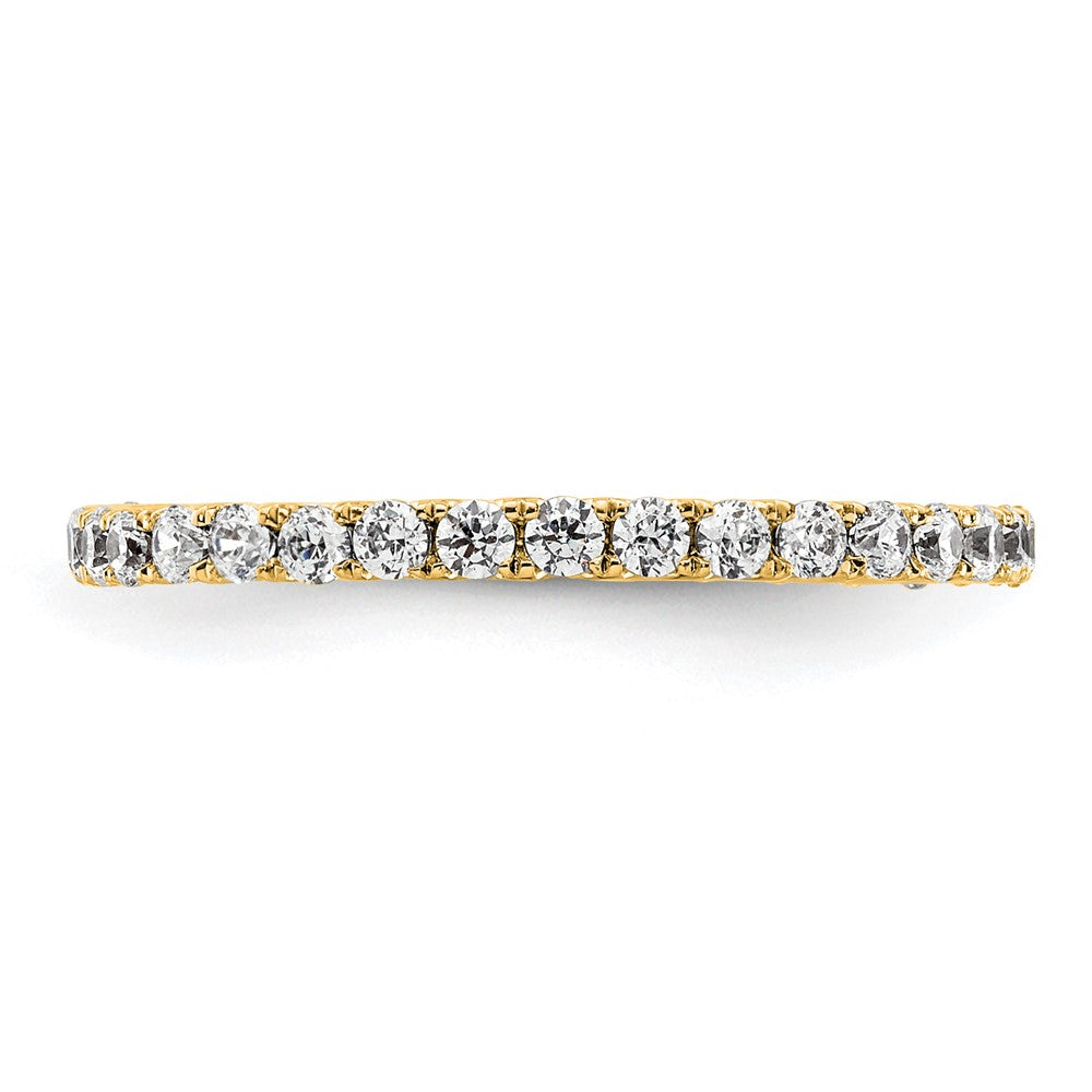 True Origin 14k 1/2 carat Lab Grown Diamond VS  D E F  Size 5 Eternity Band
