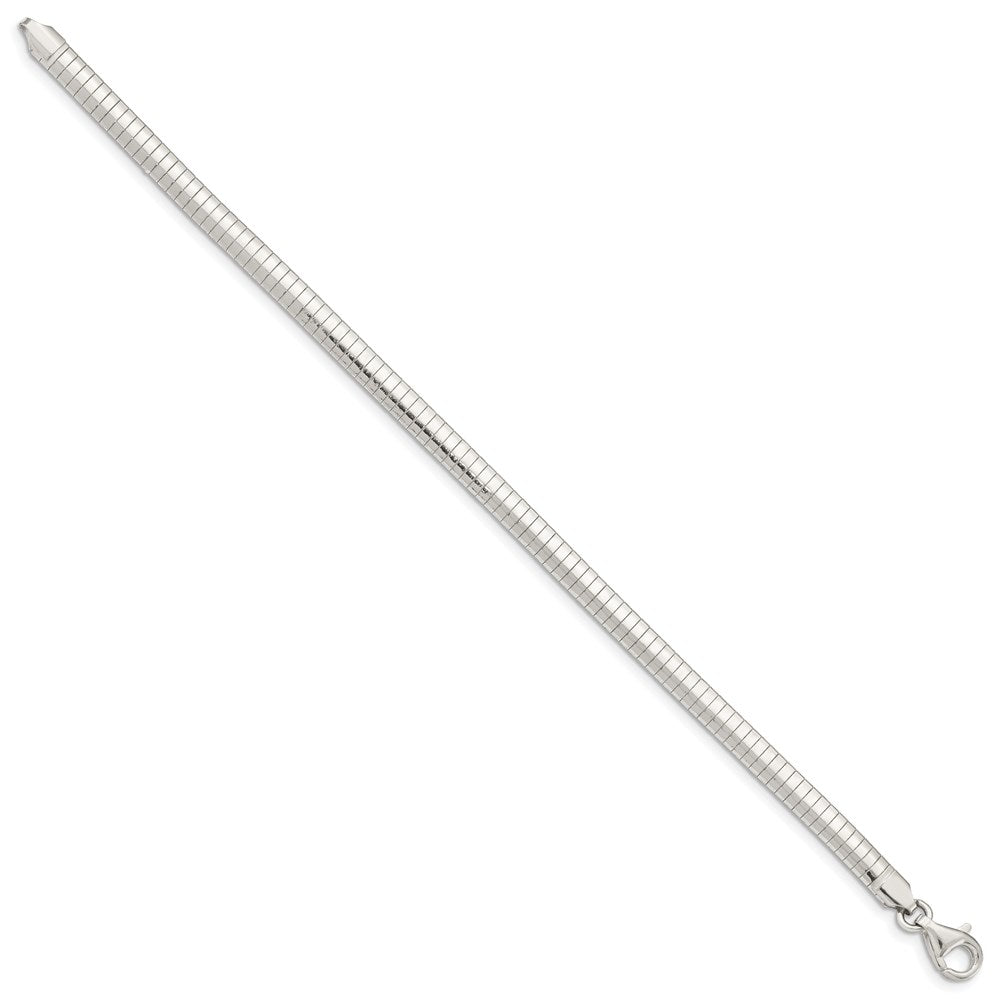 Sterling Silver 4mm Cubetto Bracelet 7 inches