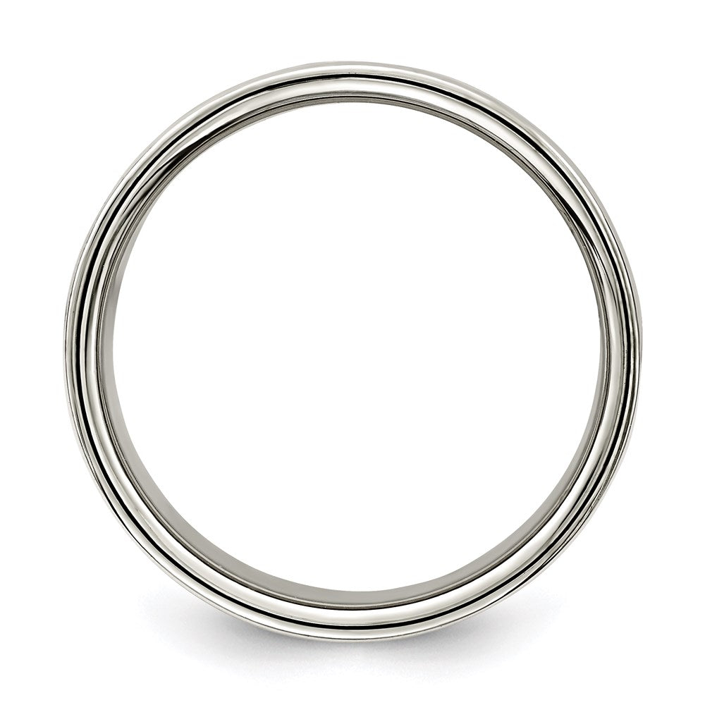 Sterling Silver 10mm Lightweight Flat Size 5 Band
