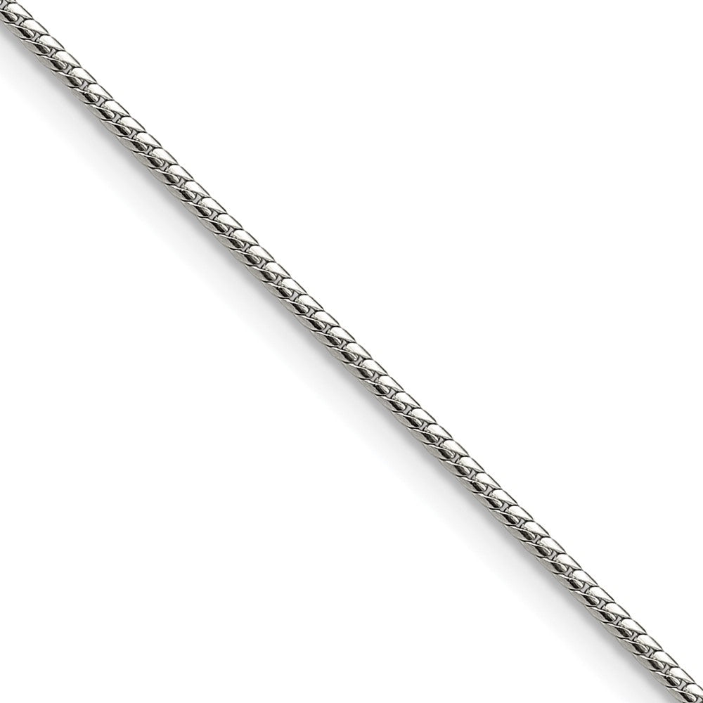 Chisel Stainless Steel Polished 1.5mm 20 inch Flat Curb Link Necklace