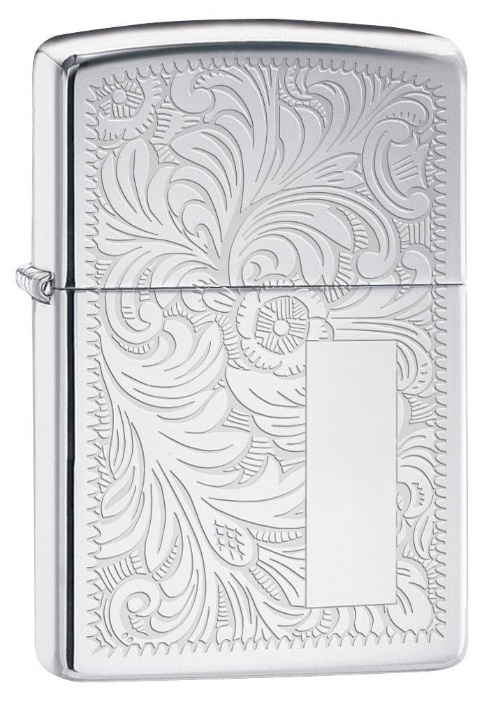 Zippo Venetian High Polish Chrome Pocket Lighter