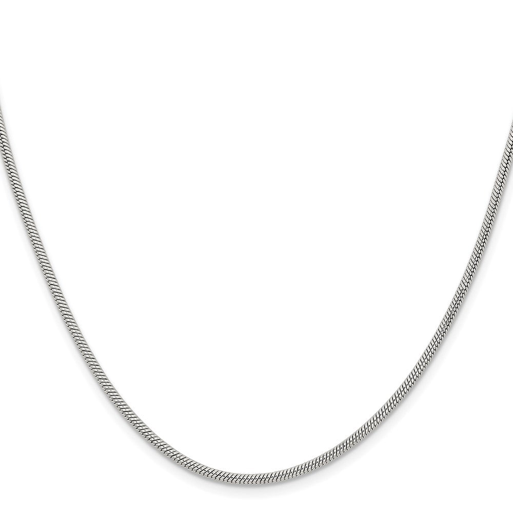 Stainless Steel Polished 2mm 24in Snake Chain