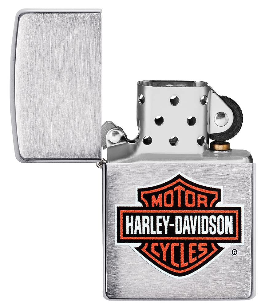 Zippo H-D Logo, Brushed Chrome 200HD.H252