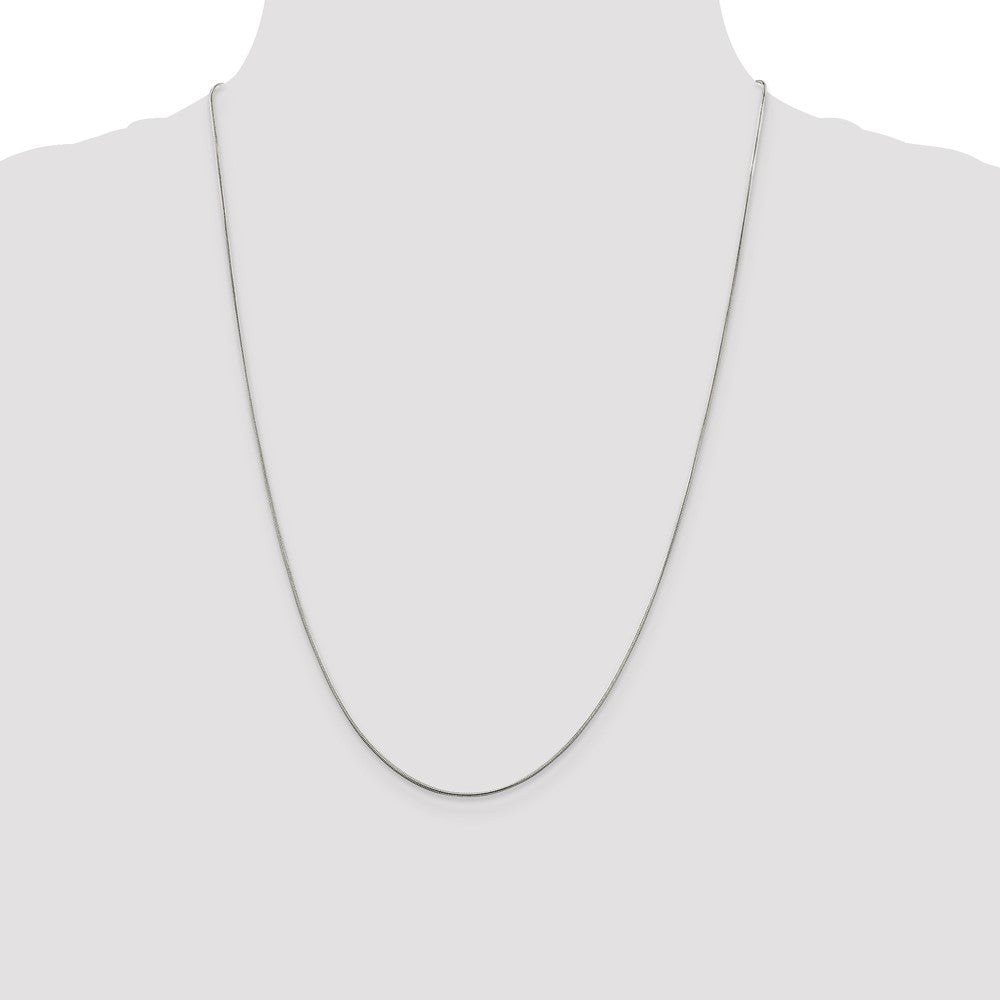 Sterling Silver .8mm Snake Chain 24 Inches