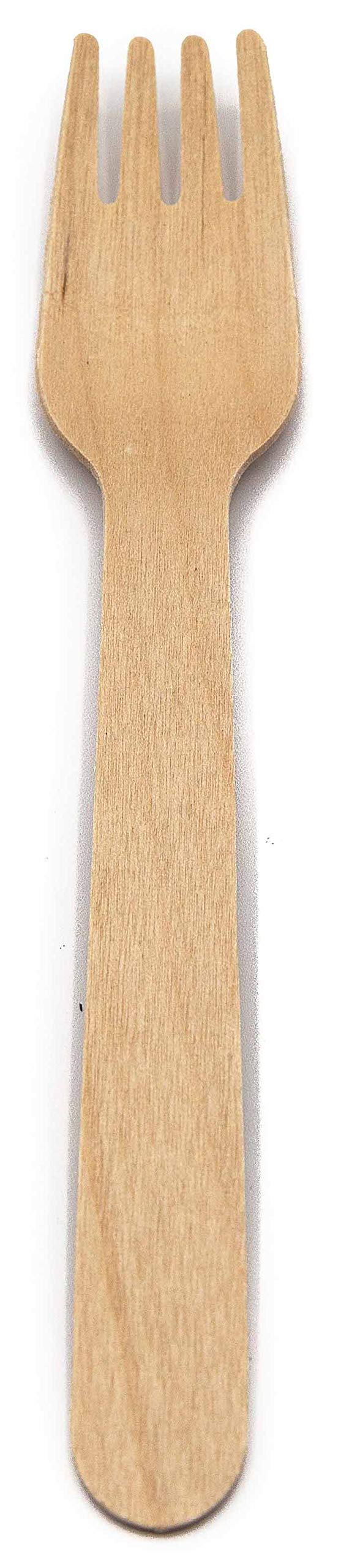 150-Piece Disposable Eco-friendly Wooden Forks QGM22662