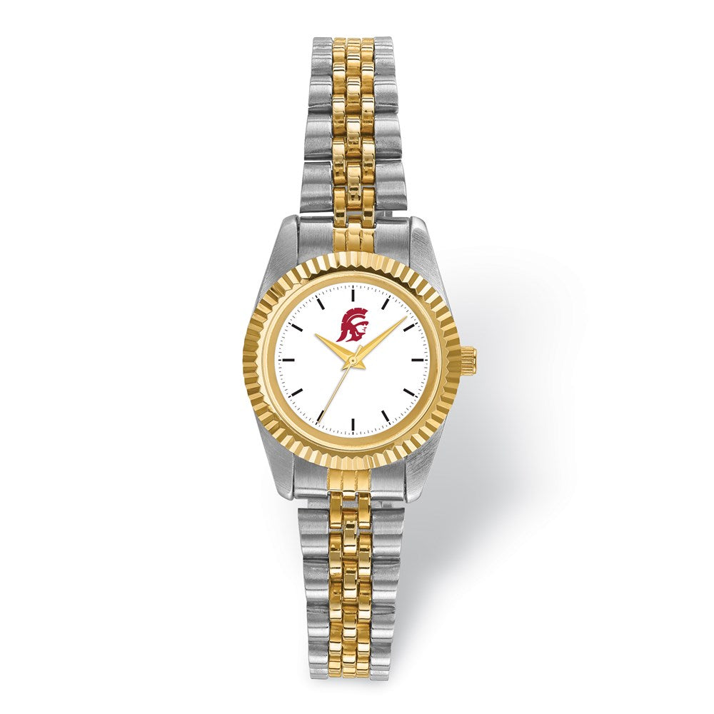 LogoArt University of Southern California Pro Two-tone Ladies Quartz Watch QUSC167