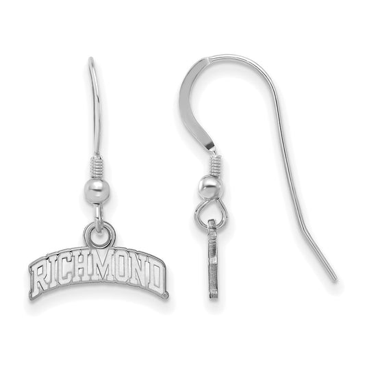 Sterling Silver University of Richmond Script Dangle Earrings