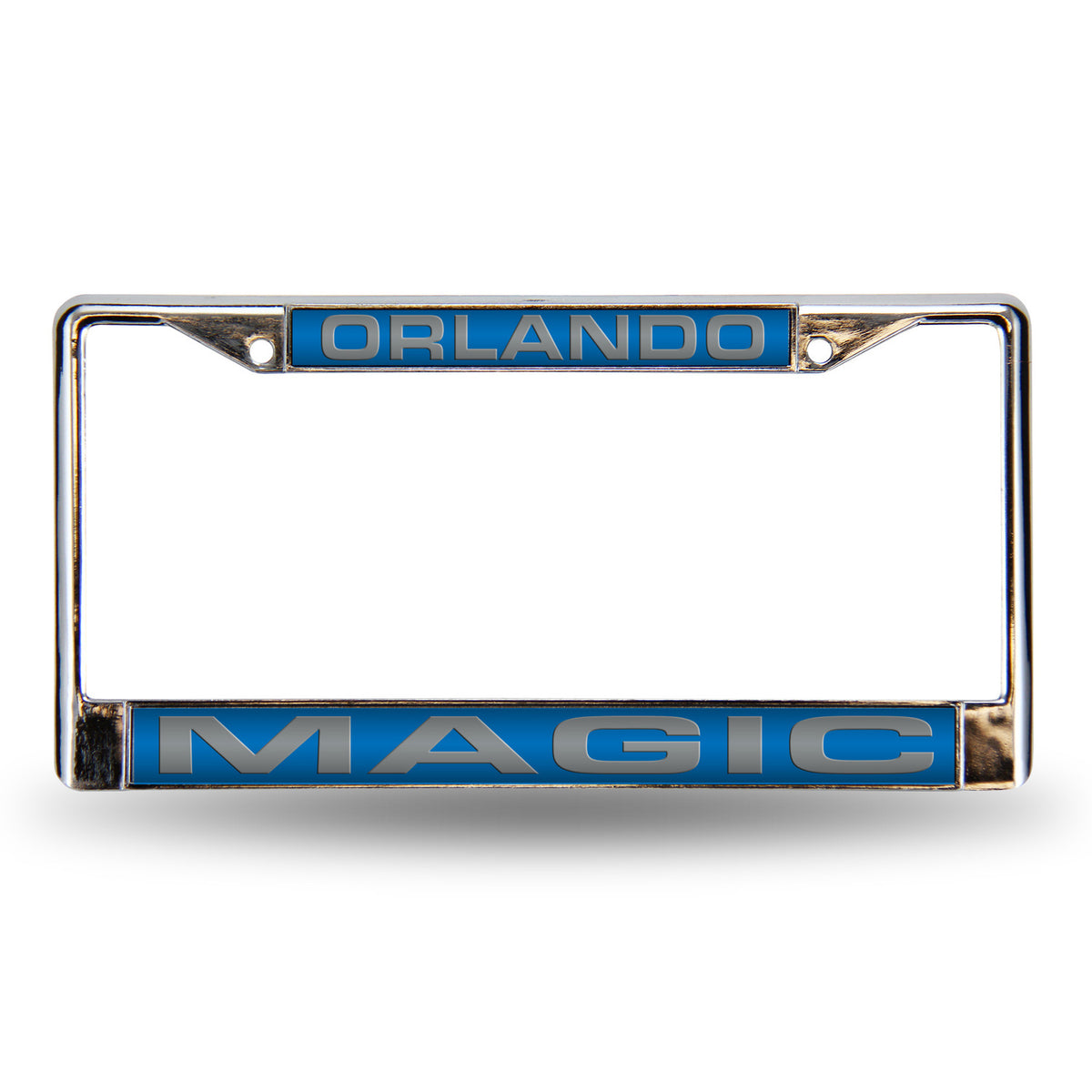 Orlando Basketball Magic Chrome Metal Laser Cut License Plate Frame