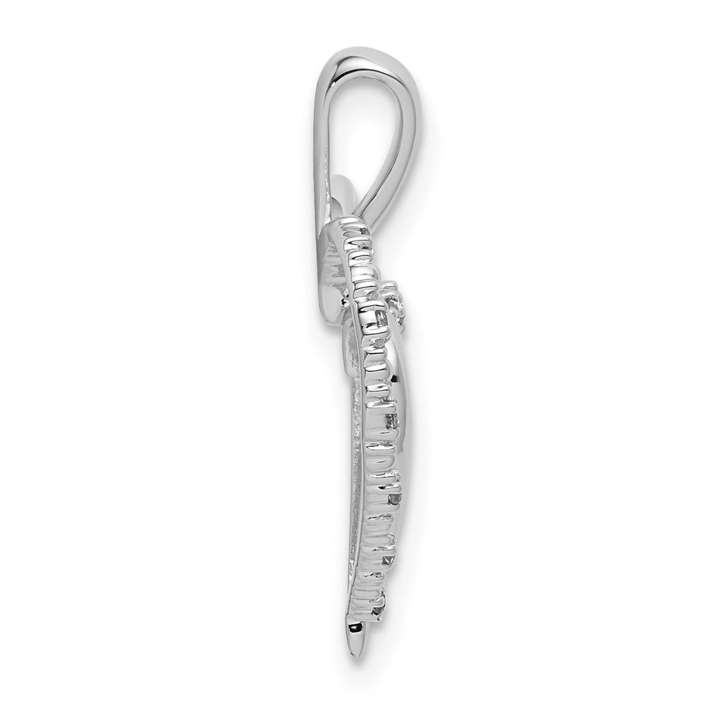 10kw Diamond Heart Pendant