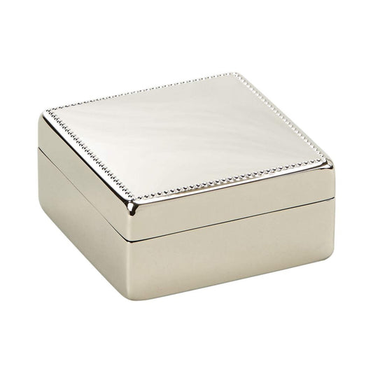 CGI Beaded Square Box, 3.25"