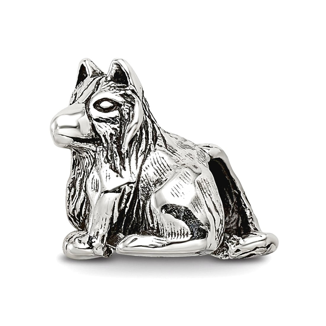 Sterling Silver Reflections Shetland Sheepdog Bead