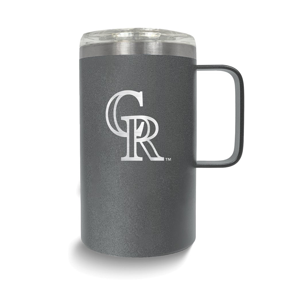 MLB Colorado Rockies Stainless Steel 18 oz. Hustle Mug with Lid