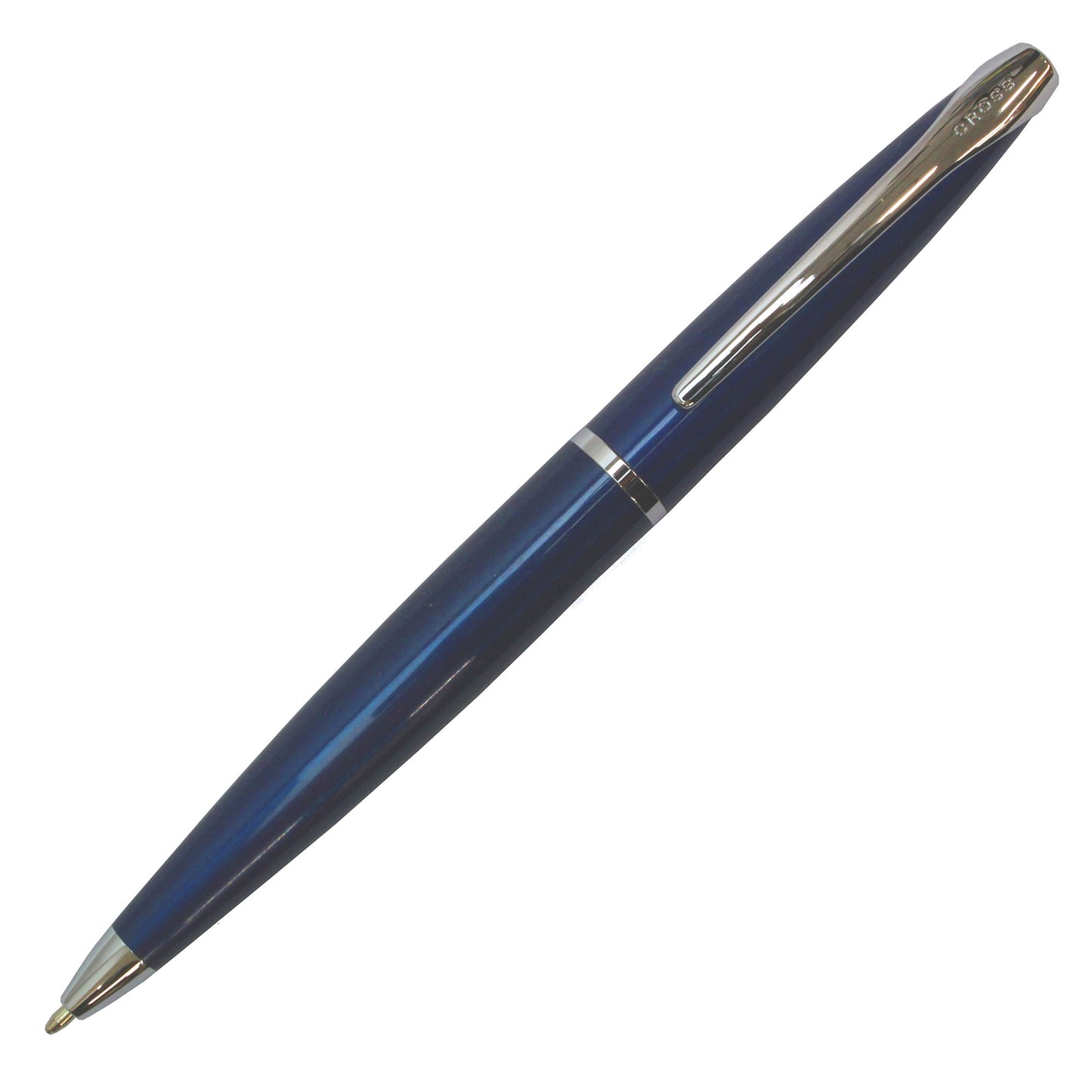 Cross ATX Refillable Ballpoint Pen, Medium Ballpen, Includes Premium Gift Box - Translucent Blue