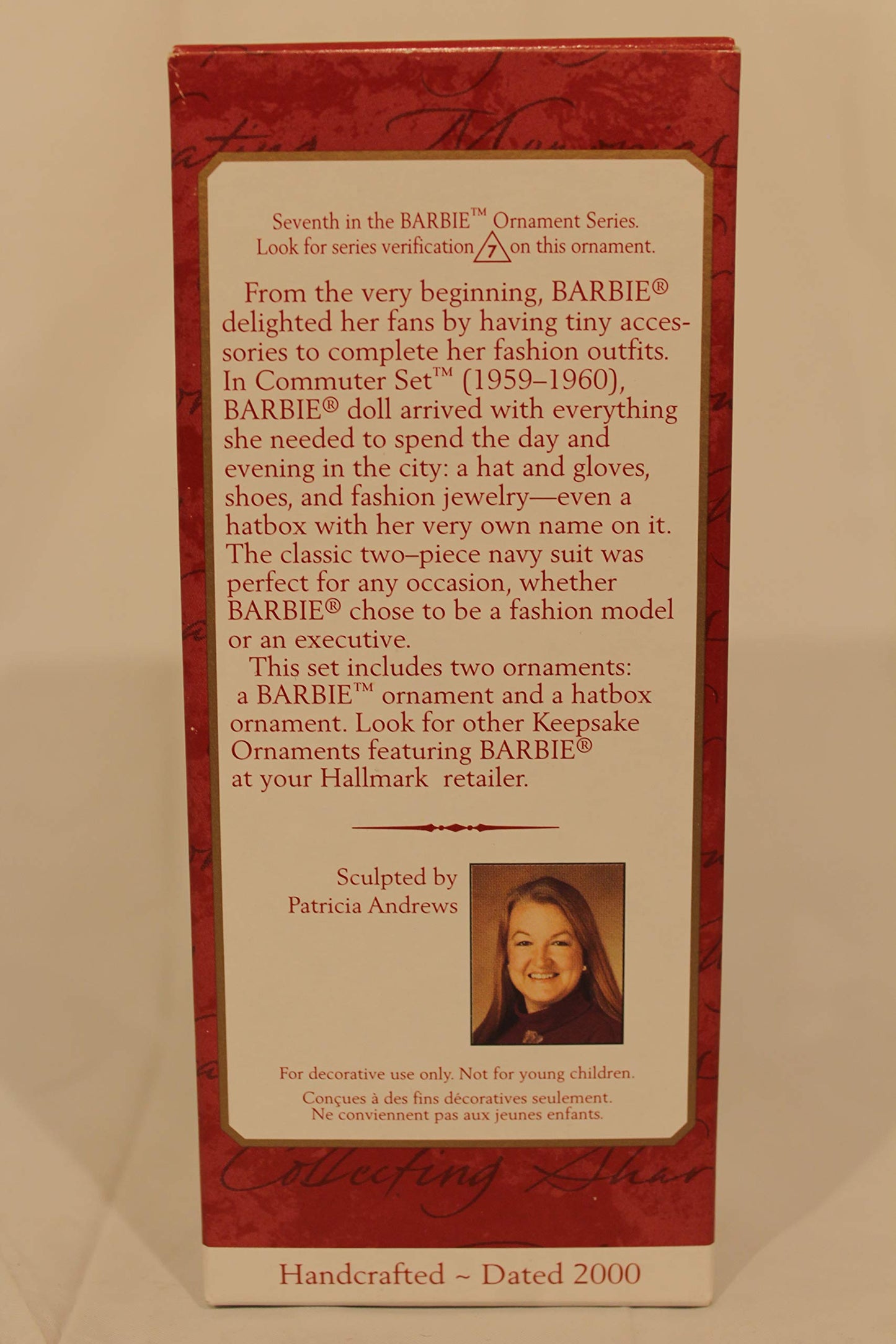 Hallmark Ornament 2000 Barbie #7 - Commuter Barbie