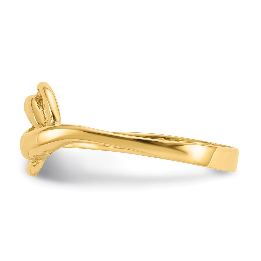 14k Free Form Ring Size 6