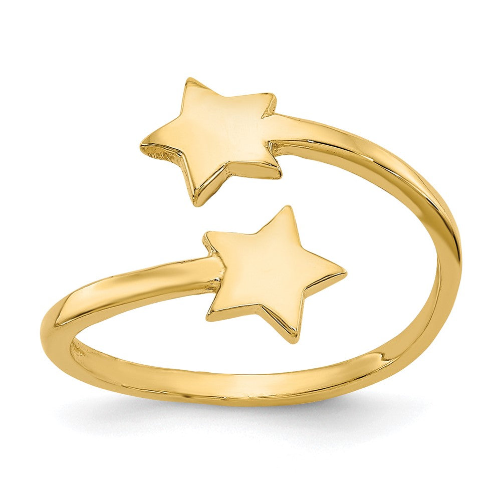 14k Star Design Toe Ring