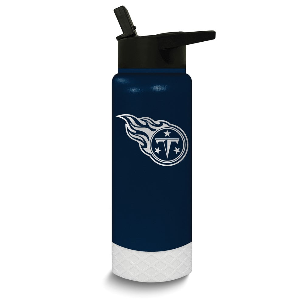 NFL Tennessee Titans Stainless Steel Silicone Grip 24 oz. Water Bottle