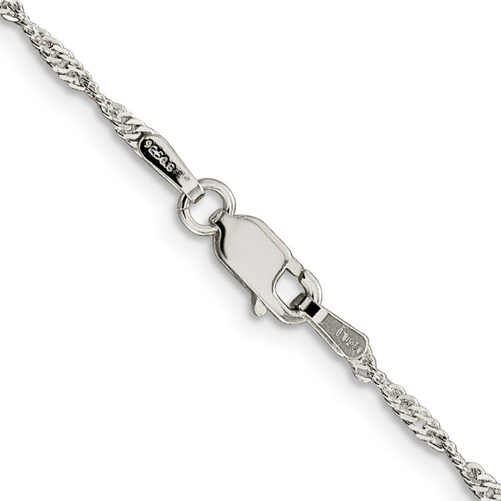 Sterling Silver 1.75mm Singapore Chain 22 Inches