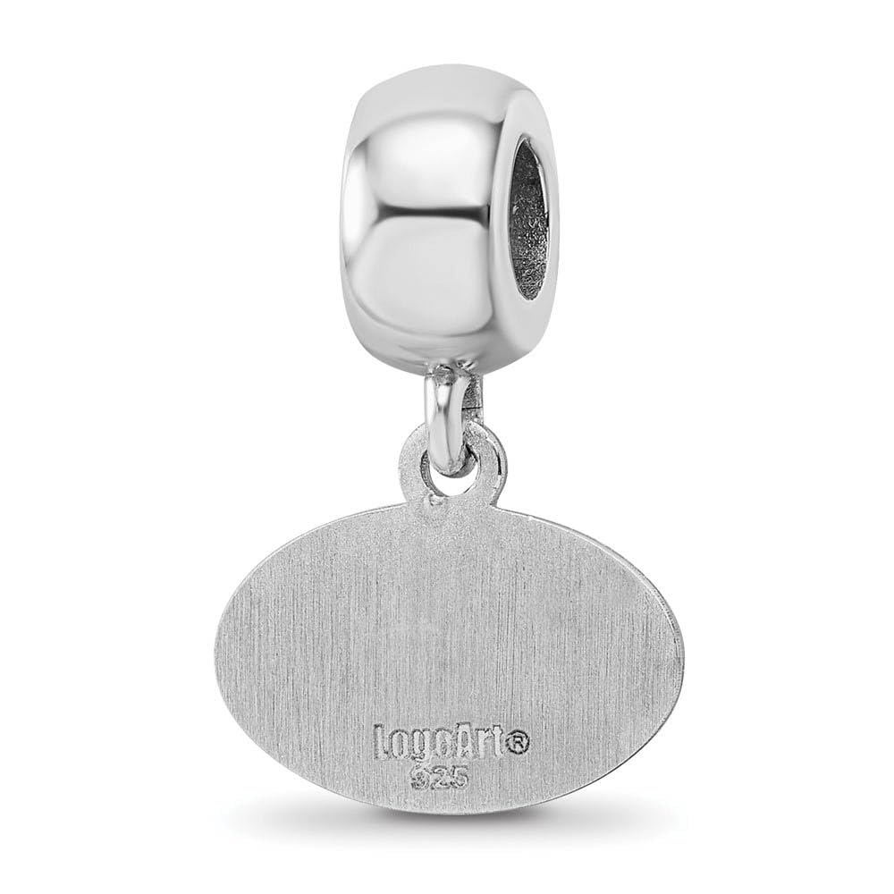 LogoArt SS035UGA Sterling Silver University of Georgia Extra Small Dangle Bead Charm