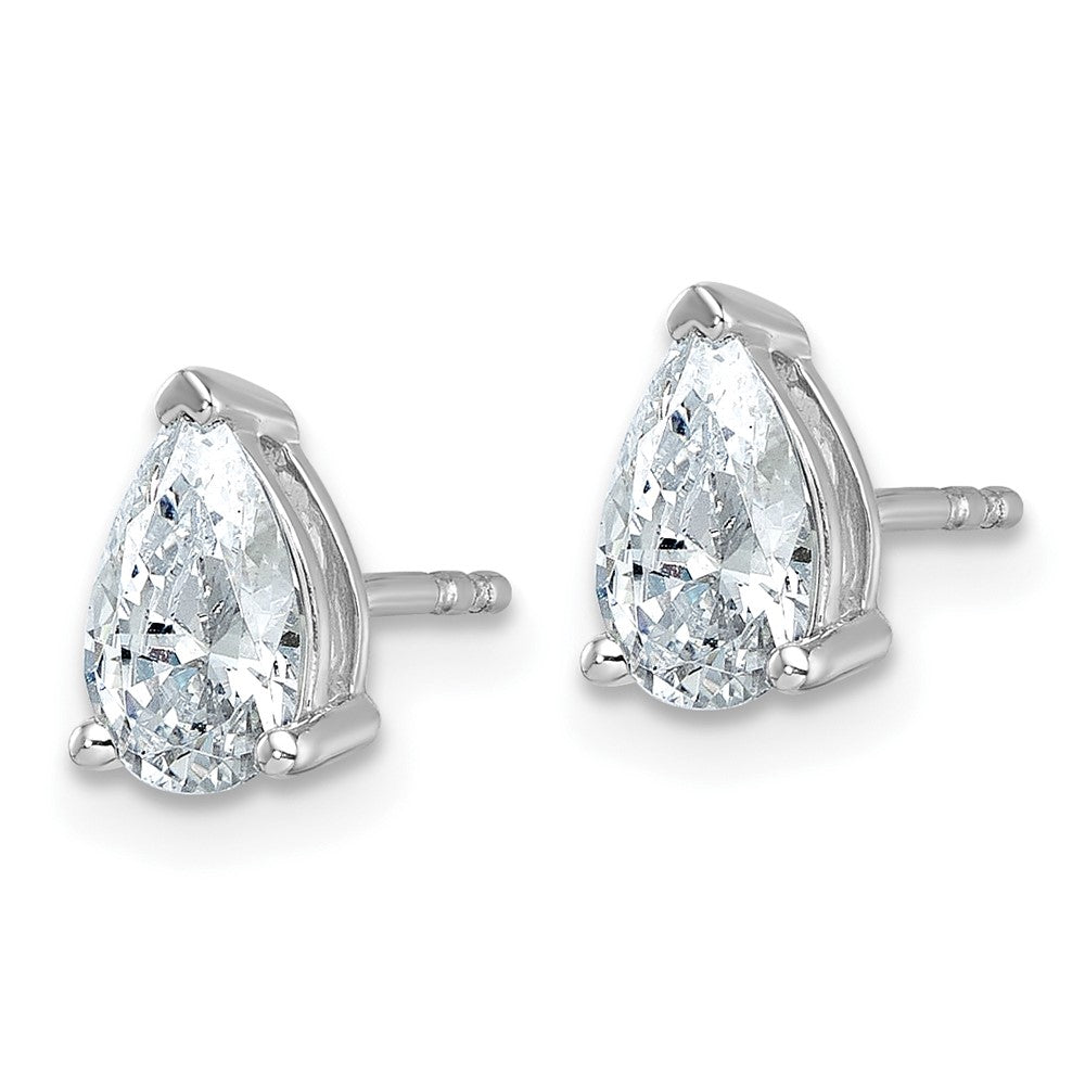 14kw Pear 7x5mm Post Earring Mountings