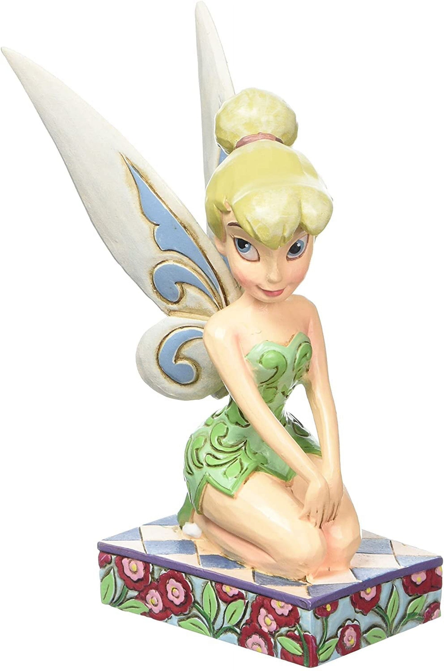 Disney Traditions by Jim Shore ‚ÄúPeter Pan‚Äù Tinker Bell Personality Pose Stone Resin Figurine, 4‚Äù