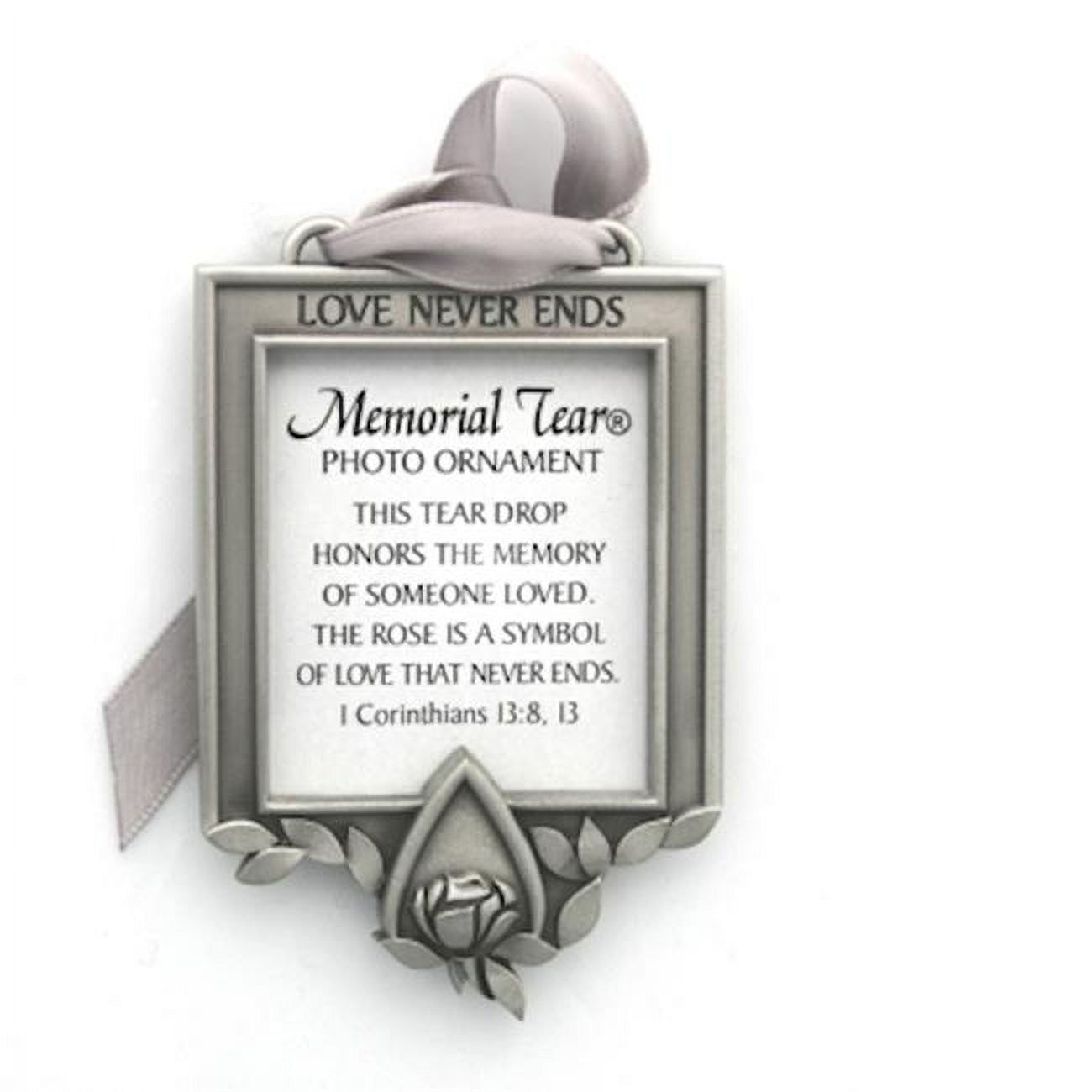 CA Gift 250810 Photo Memorial Tear-Pewter Ornament