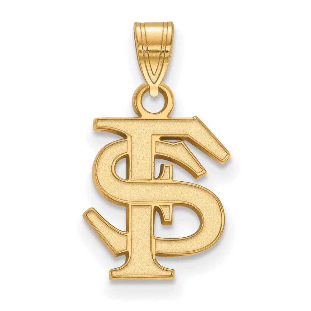 14k Gold LogoArt Florida State University F-S Small Pendant Q4Y002FSU