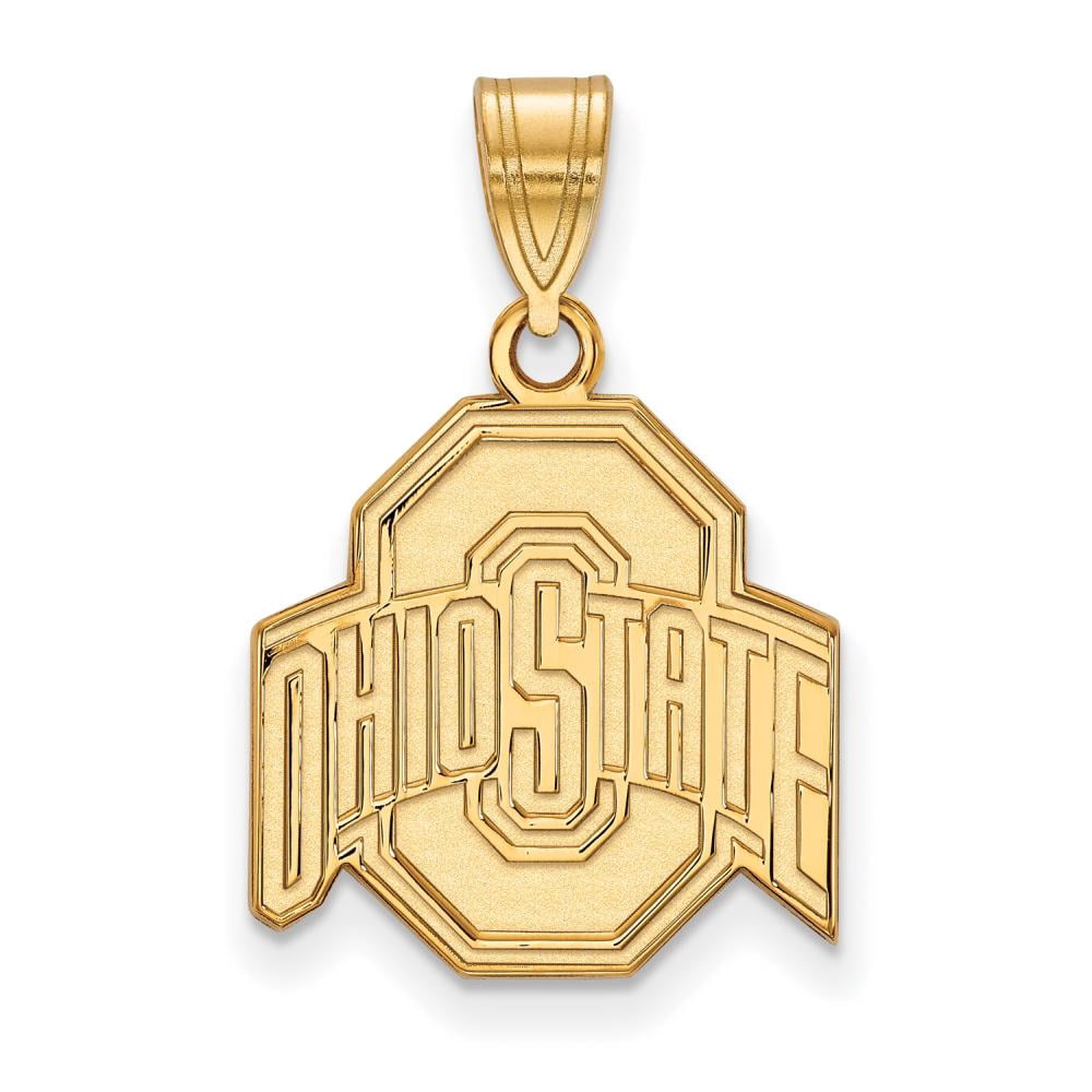 14k Gold LogoArt The Ohio State University Medium Pendant Q4Y003OSU