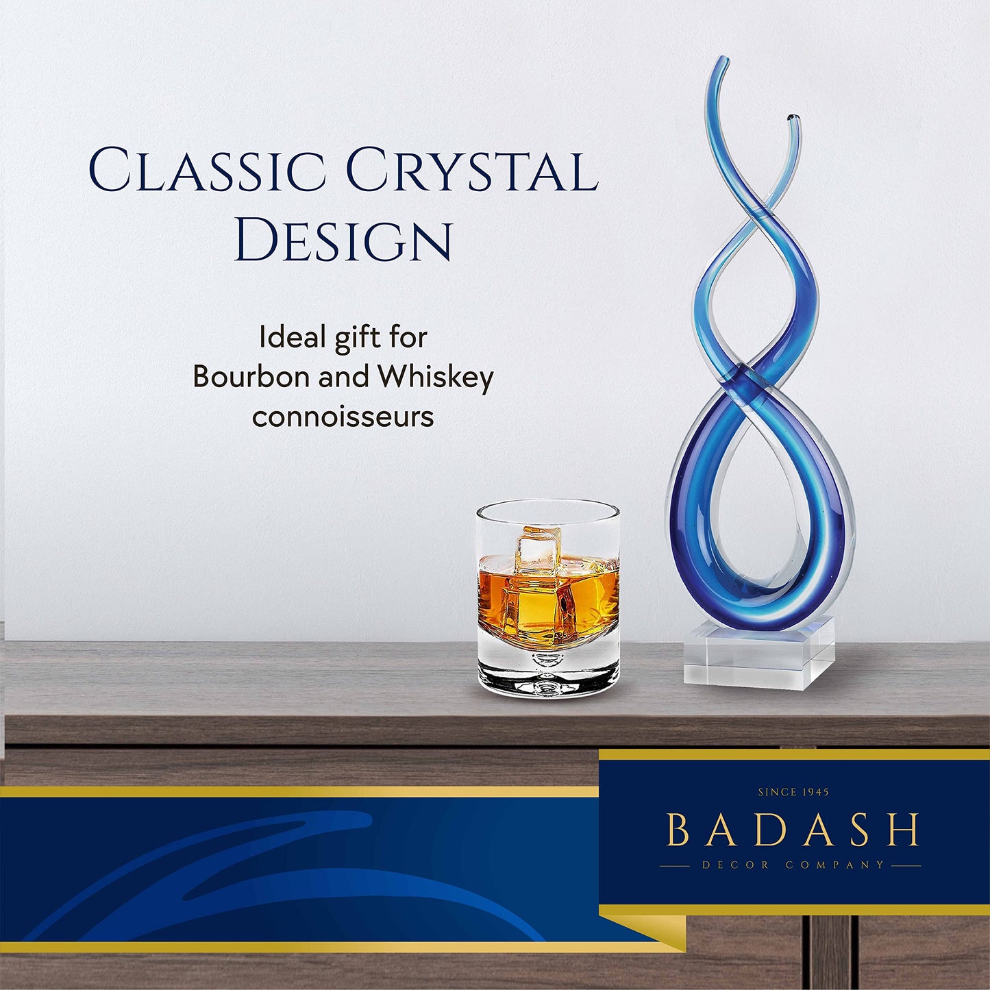 Badash Galaxy Rocks Glasses  4 pc Set