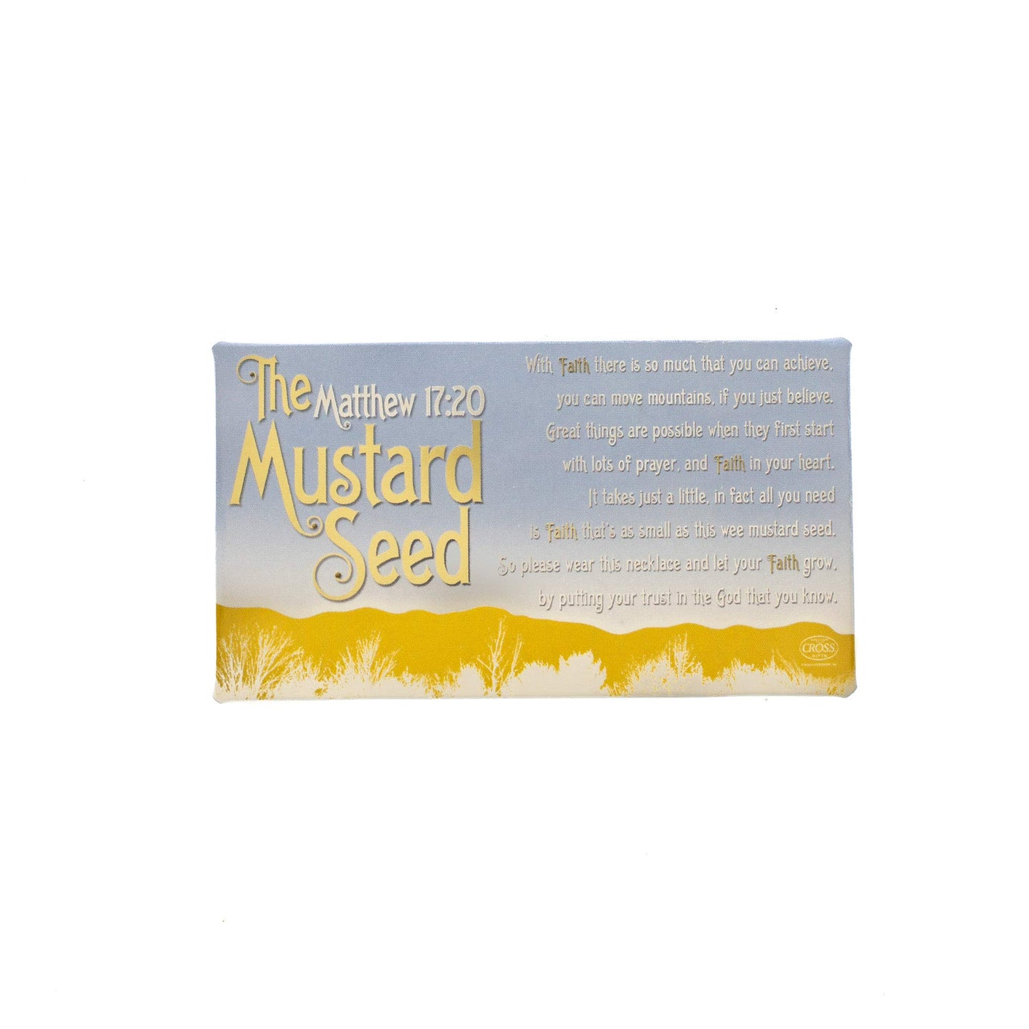 Matthew 17:20 Mustard Seed Necklace