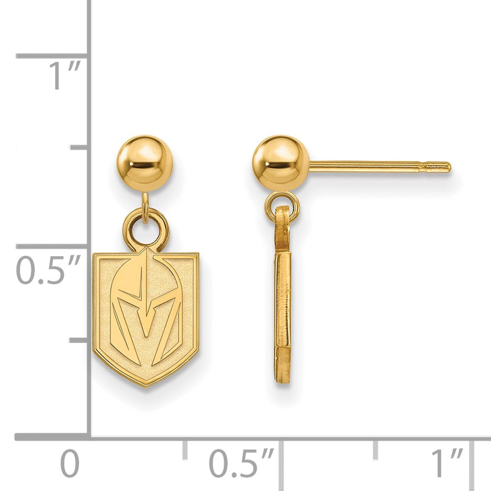 GP Sterling Silver Vegas Golden Knights Earring Dangle Ball