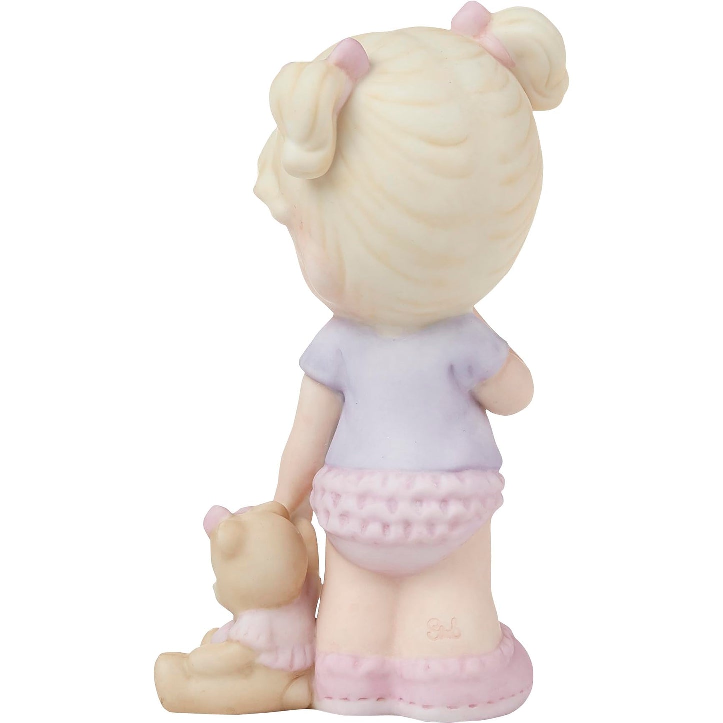 Precious Moments Tickled Pink Baby Girl Figurine, Count 1