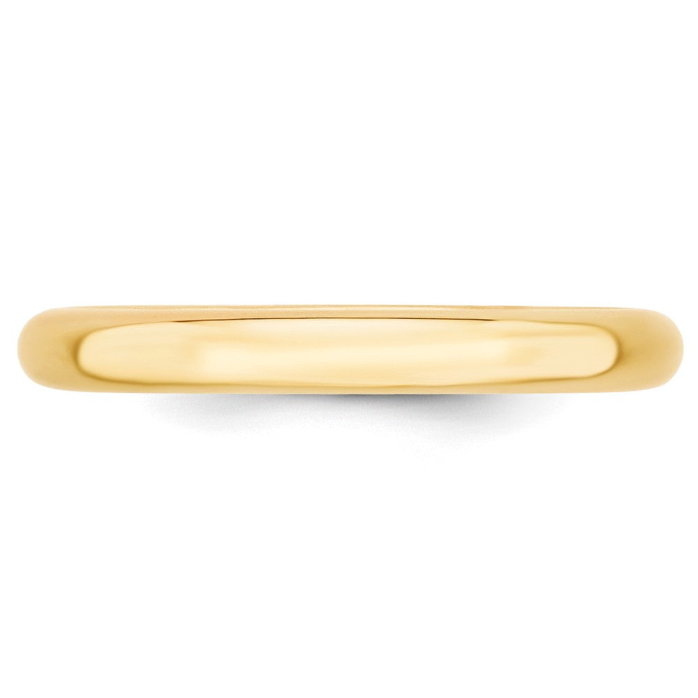 10k Yellow Gold 3mm Standard Weight Comfort Fit Wedding Band Size 9.5