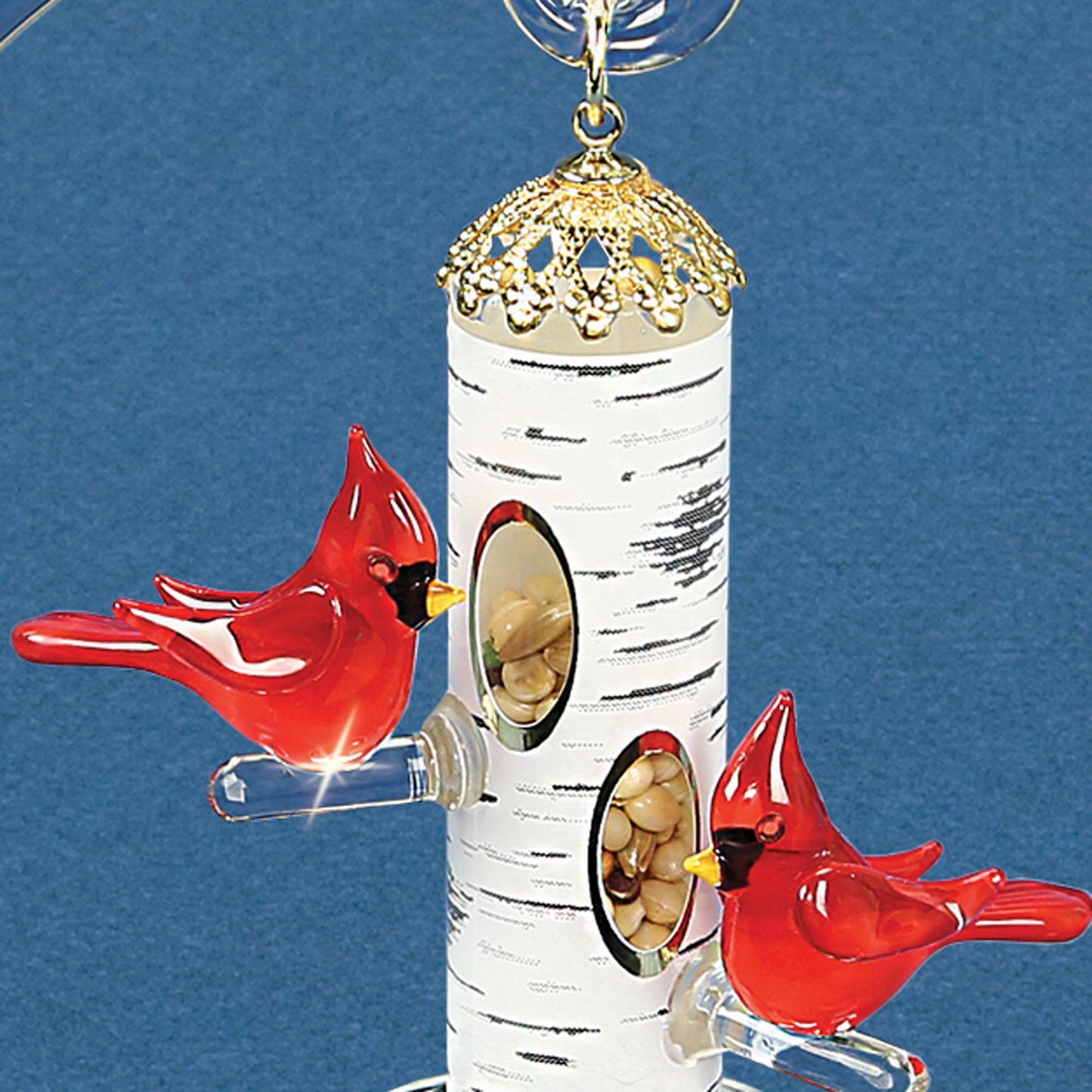 Glass Baron Cardinal Feeder