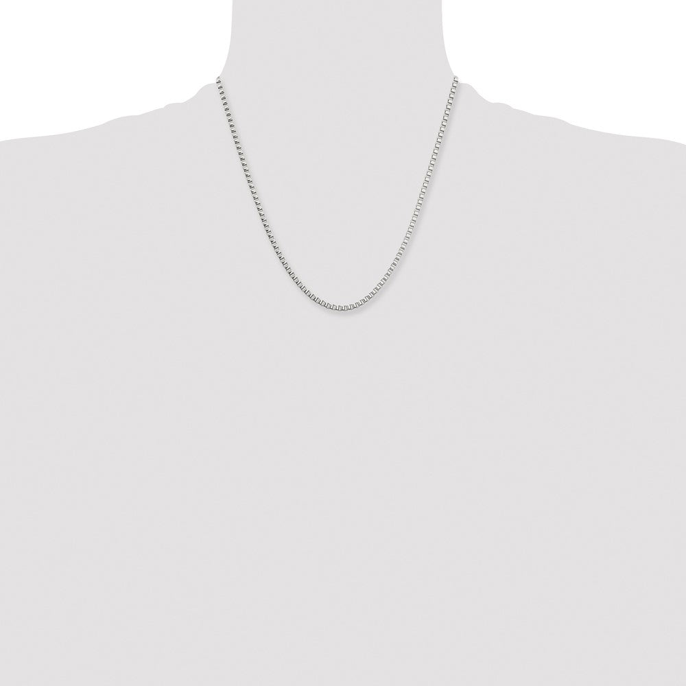 Stainless Steel Polished 3.2mm 20in Box Chain