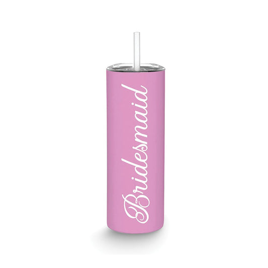 Stainless Steel Bridesmaid 20oz Skinny Tumbler