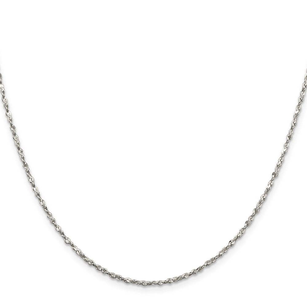 Sterling Silver 1.8mm Twisted Serpentine Chain 18 Inches