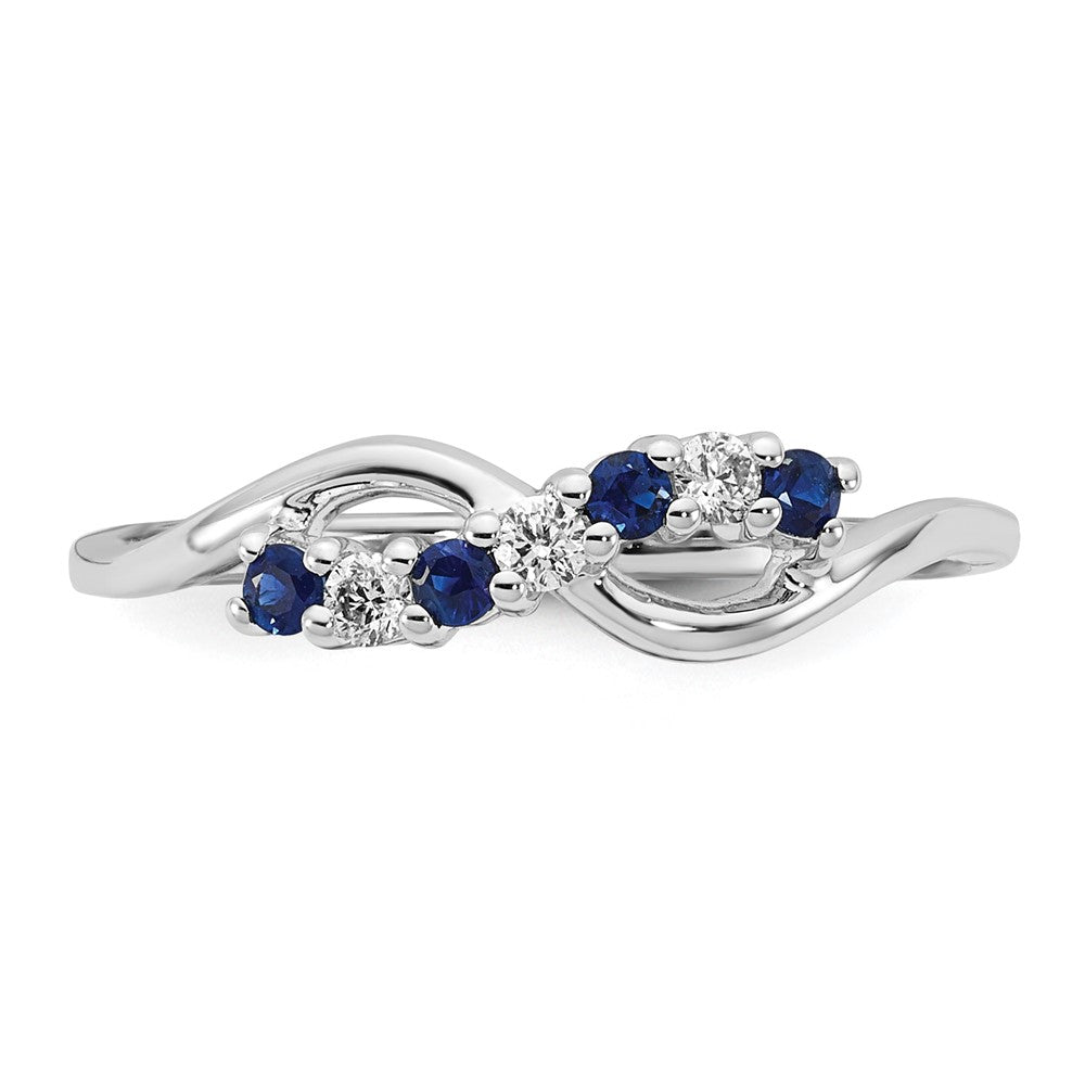 10kw Sapphire and Diamond Ring