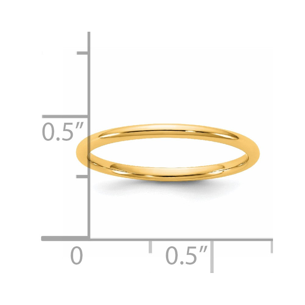 14KY 1.5mm LTW Comfort Fit Band Size 5