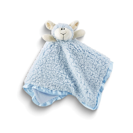 Blue Cuddle Buds Plush Lamb Blanket