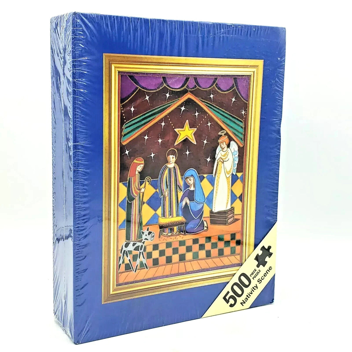 Nativity Scene Jigsaw Puzzle 500 Piece Andrews and Blaine 14" x 19" New