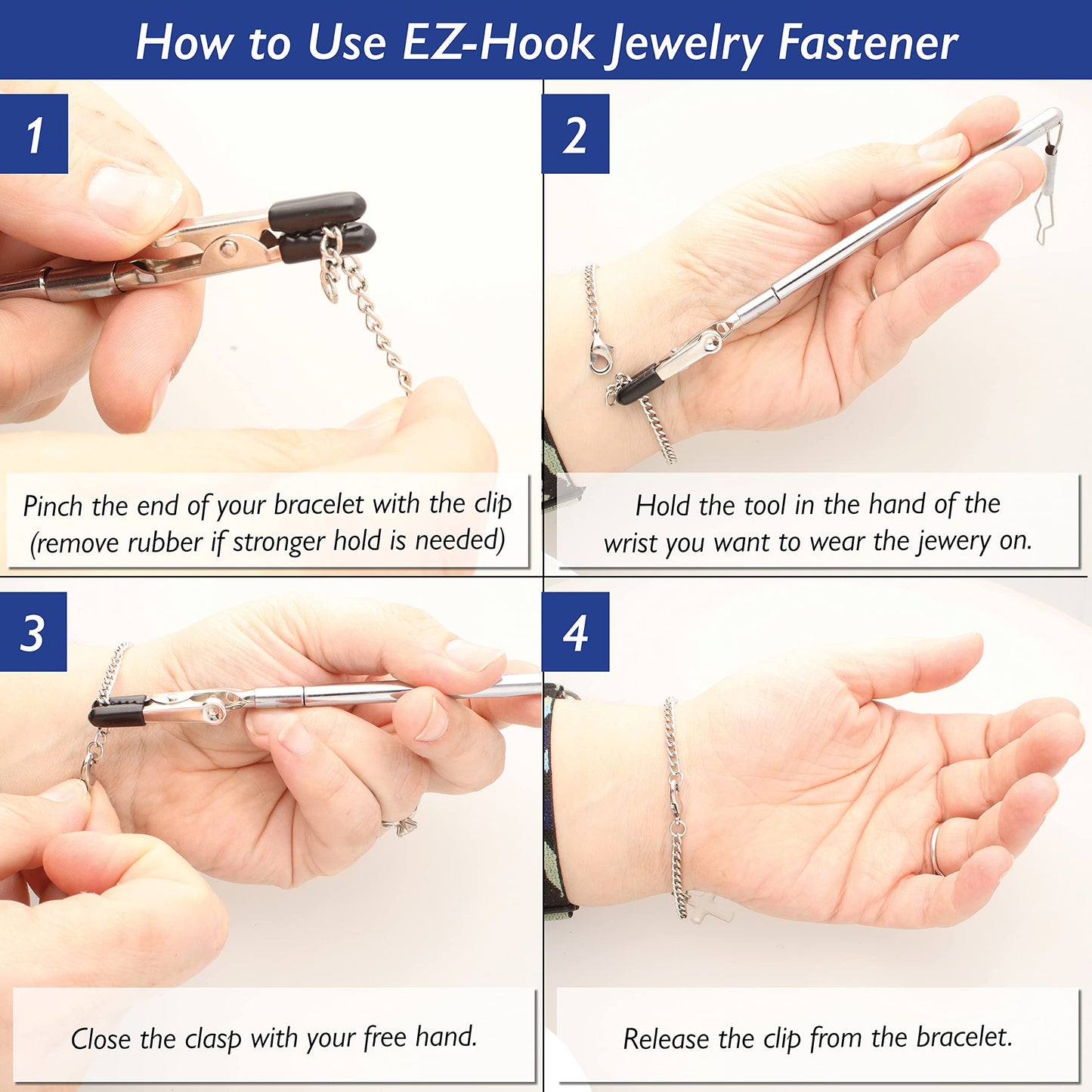 EZ-HOOK Jewelry Wand Clasp Fastener