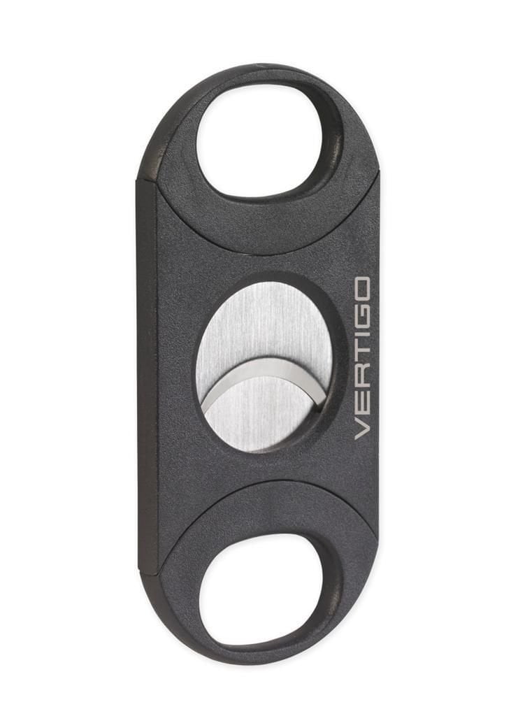 Vertigo Big Boy Black Plastic and Stainless Steel 64-Ring Gauge Cigar Cutter QGM15411
