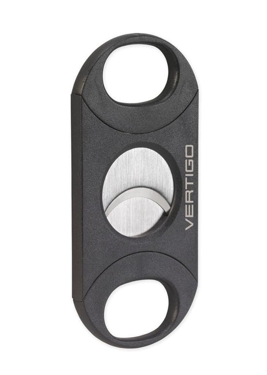 Vertigo Big Boy Black Plastic and Stainless Steel 64-Ring Gauge Cigar Cutter QGM15411