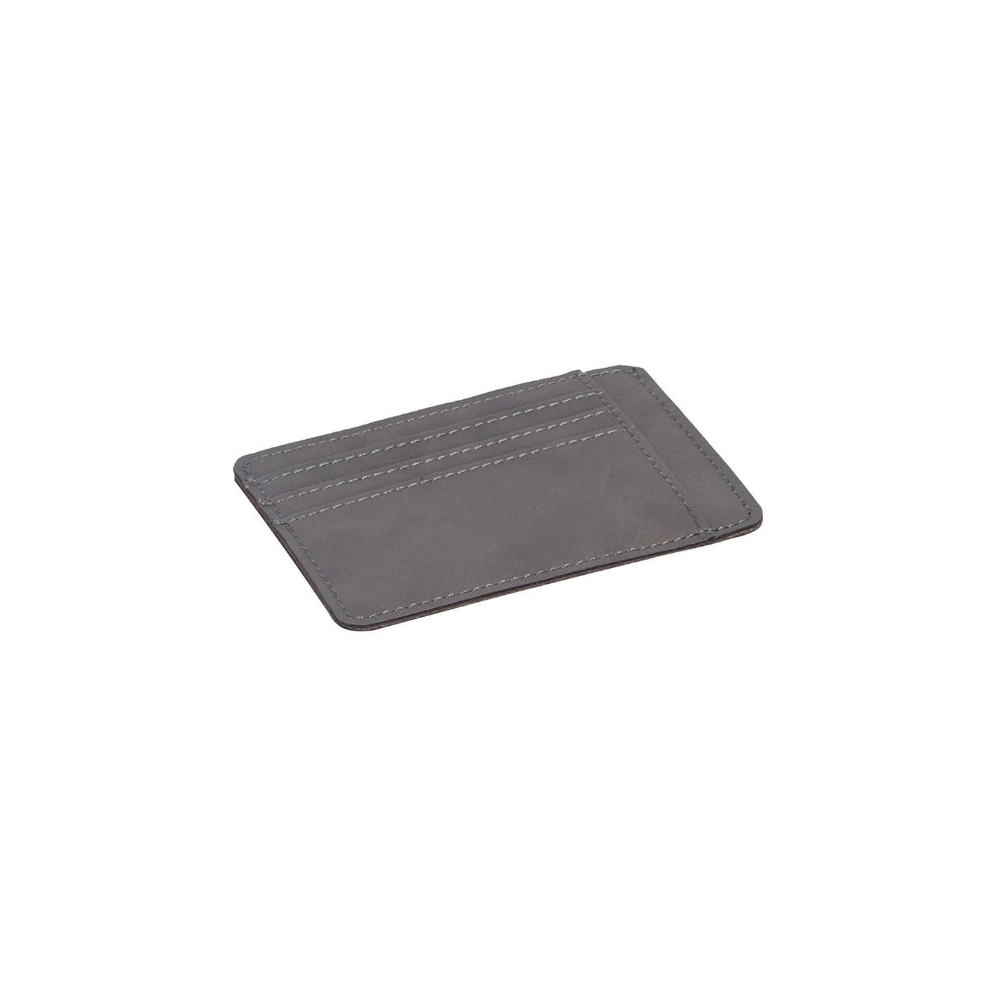 Bey-Berk UC103G - Card holder - leatherette - gray