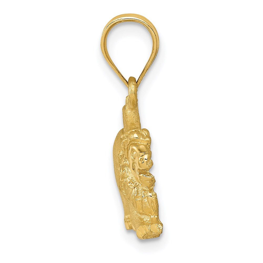 14k Lion Charm Yellow Gold