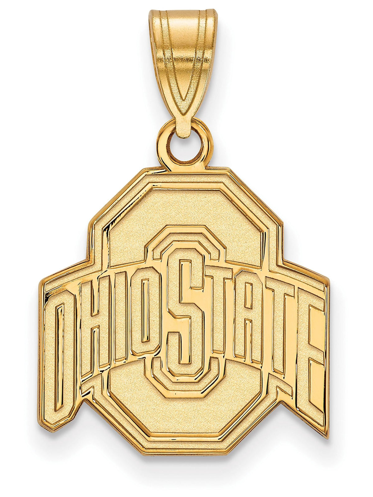 10k Gold LogoArt The Ohio State University Medium Pendant Q1Y003OSU