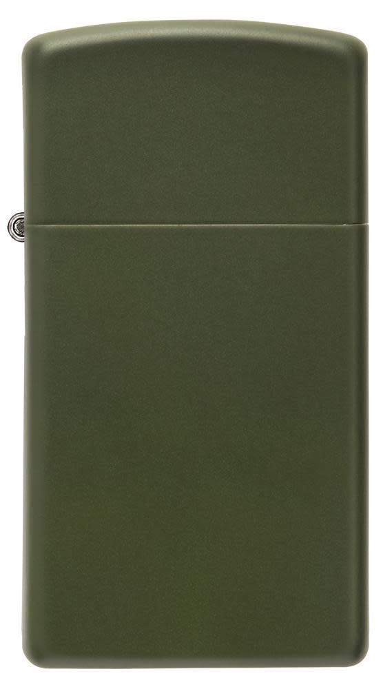 Zippo Slim Green Matte Pocket Lighter