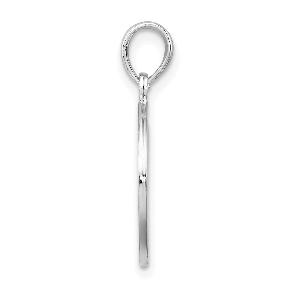 De-Ani Sterling Silver Rhodium-Plated Cut-Out Tree of Life Pendant