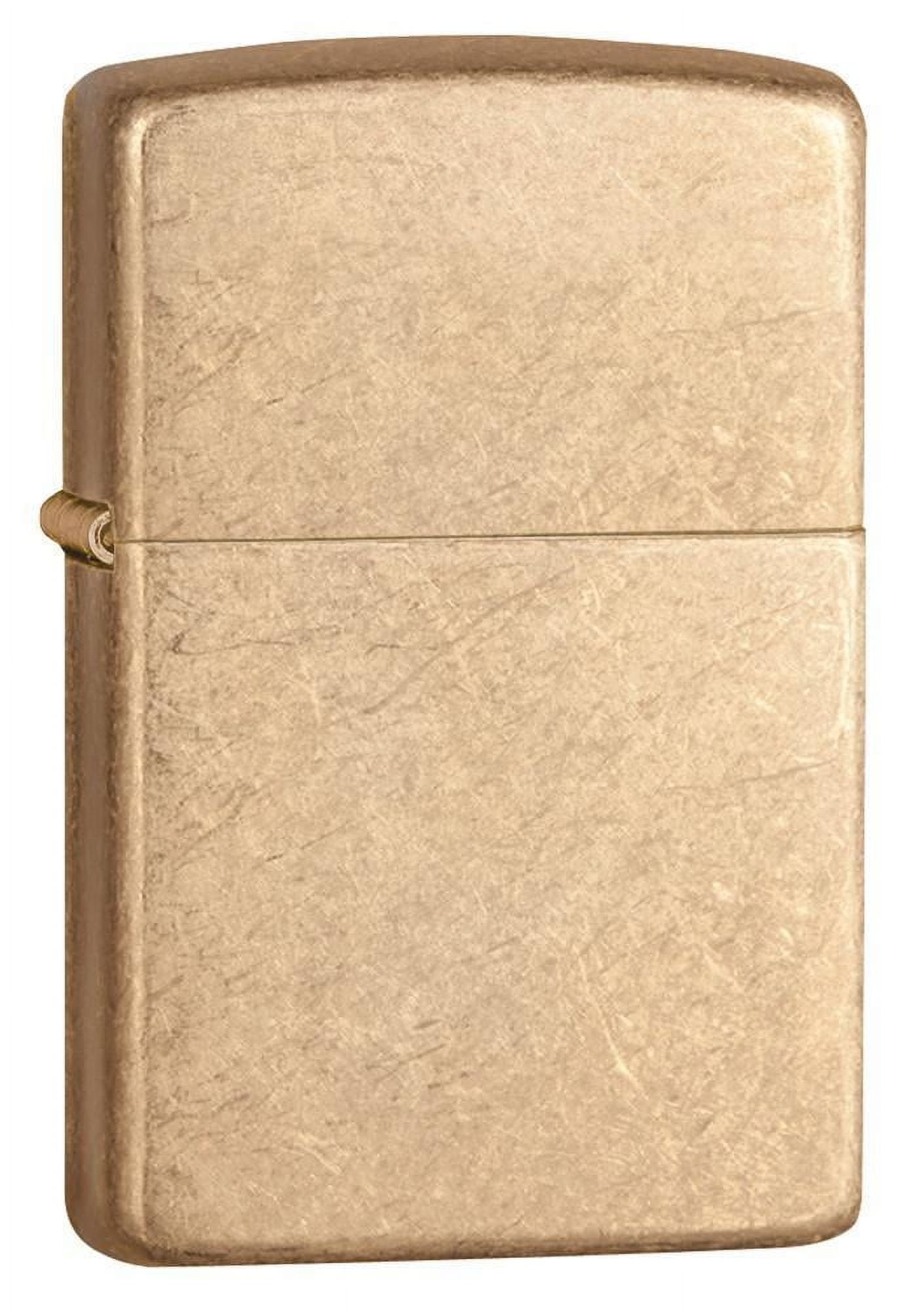 Zippo Armor Tumbled Brass Pocket Lighter